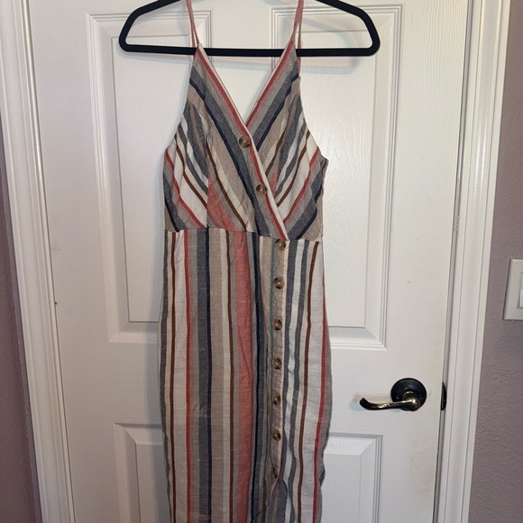 Express Dresses & Skirts - Express Multi Color Striped Midi Dress